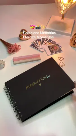 💝📸✨Caderno de Memórias.  #scrapbook #cadernodememórias #foryou #presenteafetivo 