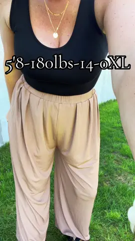 Cider Wide leg pants - crazy stretchy - in a OXL could of sized down to large #tiktokshopmothersdaycampaign #mothersdaycampaign #ttshopmothersdaysale #viralwafflepants#ciderwafflepants 
