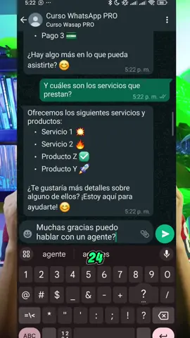 Tu puedes crear tu propio chatbot de WhatsApp 🟢🤖 Esto es muy fácil y sencillo de hacerlo gracias al WhatsApp Cloud API 🔥 No necesitas saber de código ni tener experiencia en programación 🫡 Si quieres aprender más comenta la frase 