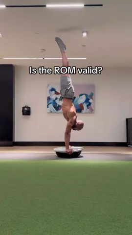 90 degree pushup on a bosu ball #calisthenics #STRIQfit #handstand #pushups 