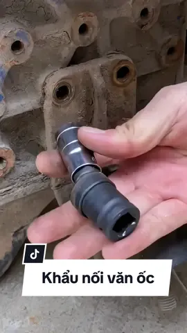 Khẩu nối lắc léo vặn đai ốc những góc khó. #khaunoilacleo #khaunoivanoc #khaunoilatleo #khopnoivanoc 