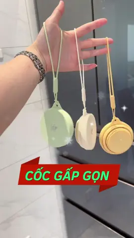 Cốc gấp gộn mang đi học, đi làm, đi chơi cực tiện lợi #cocgapgon #cocgapgonsilicon #camping #thuthuat #meovat #5pthucong