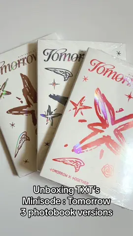 Unboxing TXT Minisode : Tomorrow photobooj versions albums ✨ — i really love the design of the albums! Im glad that finally the effort of the company put back into album lol  . . . #tomorrow_x_together #txt #kpop #unboxing #unboxingvideo #kpopunboxing #투모로우바이투게더 #tomorrow #kpopalbum #kpopalbumunboxing 