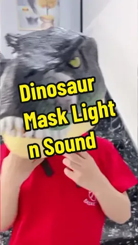 Tekan beg kuning 🫰 dinosaur 🦖🦖🦖  #mainan #mask #dinosaurs #light #sound #halloween #wenztrading #wenz #smartbuy #headmask #cosplay #realistic #openmouth 