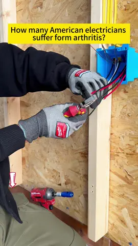 How many American electricians suffer from wrist arthritis? Try this wire twister#electriciantools #electrictools #tools #hometools #electric #electrician #electrical #wirestripper #wiretwister #electricianlife #twistwire #wiretwisting #fyp 