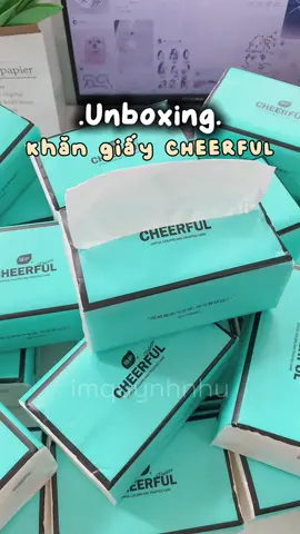 Thùng khăn giấy siu to #cheerful #khangiay #khangiayrut #botare #unboxing 
