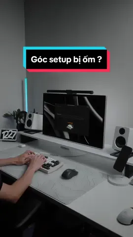Góc setup của mình bị ốm rồi #desksetup #deskaccessories #LearnOnTikTok #ocamthongminh #nghiensetup #banlamviec 