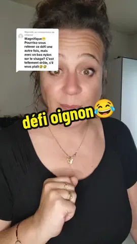 Réponse à @uihgned challenge... le voilaaaaa😂😂 mieux vaut tard que jamais,vous me faites bien faire n'importe quoi 🤣 🤣 🤣 alors effectivement ça fonctionne je n'ai pas eu de larme...juste l'air con mais c'était marrant 🤣🤣 des bisous 😘 #challenge #abonne  #humour #cejourlà #defi #mdr #fyp #fypシ゚viral 