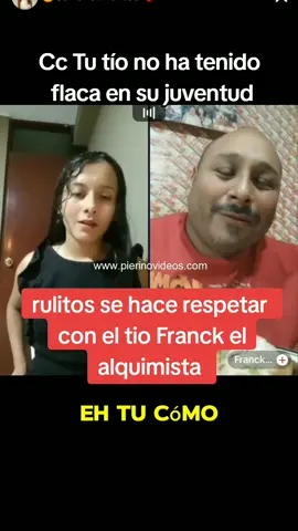 #humortiktok #rulitos #franckelalquimista #calvo Le tocó un hueso duro de roer al pelao Franck y es q no todas caen ante sus encantos.  ni modo pes para la proxima será 