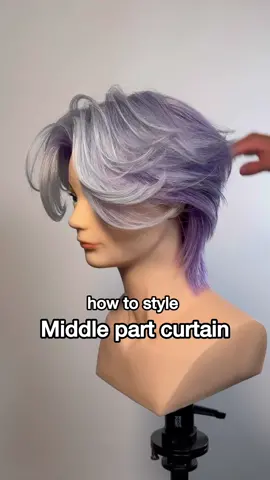 Replying to @NifftyButInMD  heres how to style the middle part haircut 