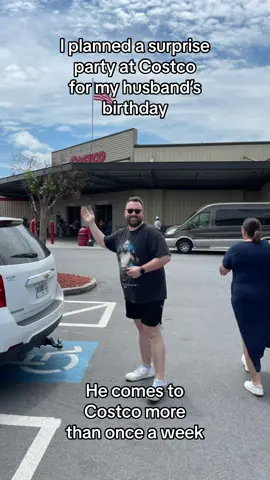 If you have a guy in your life who loves Costco— throw him a surprise party! 💙❤️🤍 #Costco #BirthdayParty #CostcoLover @Costco Wholesale  great idea from: @Katscollections 