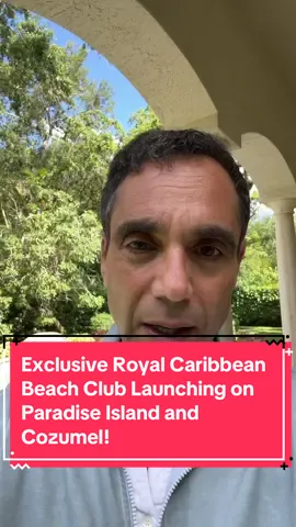 Exclusive Royal Caribbean Beach Club Launching on Paradise Island and Cozumel! 🌴 Get ready to escape to your own private paradise with Royal Caribbean's newest development: not one, but TWO exclusive beach clubs on Paradise Island and Cozumel! 🚢 #royalcaribbean #privatebeachclubs #paradiseisland #royalbeachclub #cozumel #cruisenews #cruiselaw #cruiselawyer #cruisetok #rcl @Royal Caribbean 