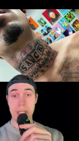 it is currently a trend to get questionable neck tattoos…