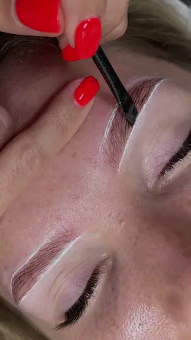 Eyebrow lamination and tint #brows #eyebrows #beauty #BeautyTok 