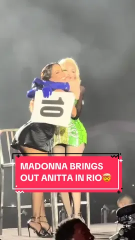 #Madonna brought out #Anitta during her historic show in Rio de Janeiro. Over 1.6 million people attended the free show, making it the biggest standalone concert for any artist in history. 🎥: @Anitta 