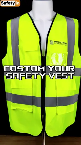 Costom your safety vest #safety #safetyin #safetyvest #reflectivevest #workwear #construction #engineering #roadworkers #worksite #clothing #safetyfirst 