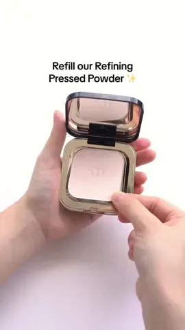 If you’re running low on your #RefiningPressedPowder, we’ve got a quick step-by-step on how you can refill your must-have CPB product! 💫 #CledePeauBeaute #CPB #powder #makeup #refills