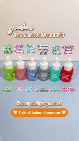 Gunakan serum sesuai jenis kulit! Kalo kamu pakai serum yang mana nih girls?👀✨ #PigeonTeensIndonesia #MakeupRemaja #SkincareRemaja #NewProduct 