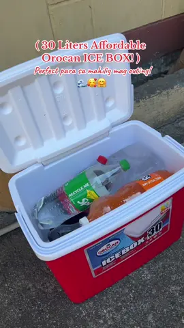 30 Liters Affordable Orocan ICE BOX! #icebox #orocan #cooler #ice #icecooler #fyp #summerneeds 