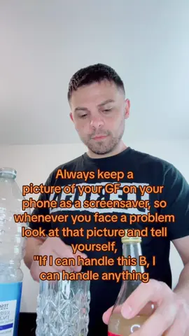 Always keep a picture of your GF on your phone as a screensaver, so whenever you face a problem look at that picture and tell yourself, If I can handle this b I can handle anything #foryourpage #fyp #foryou #funny 