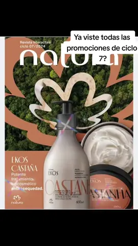 #naturamexico #naturaciclo7 #promocionesnatura #amonatura #castañanatura #bienestarbien #regalosparamama