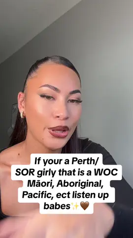 To all my beautiful girlies!! I got you💯 I hear your struggles with finding it hard to find a MUA who specifically knows how to work with your beautiful features and skin tone. I want to be the person to normal makeup on brown girls! I pride myself on specifically wanting to do makeup on my beautiful WOC🤎✨ #fyp #maori #aboriginal #pacific #perth #mandurah #beauty #BeautyTok #makeup #australia #au 