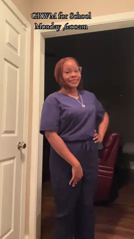 GRWM for School/Clinicals 🫶🏾#teencontentcreator #kentucky #brownhair #highschool #fyp #foryoupage #relatable #teencontent #srna #clincals 