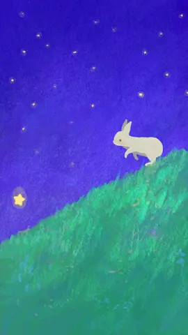 not doing what I should  ¡this was my first time trying animation! 40 hours of my life i dont want back ◡̈  #procreateanimation #animation #procreate #bunnyanimation #starsanimation 