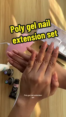 Poly gel nail extension set💯 Huyyyyy wala nakong masabe🥵 #nail #nails #nailart #fyp 