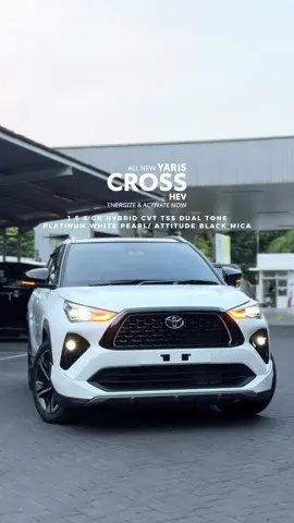 Toyota Yaris Cross 1.5 S GR Hybrid CVT TSS Dual Tone (Platinum White Pearl/Attitude Black Mica) Mobil Hybrid teririt se Indonesia Raya dengan Averange penggunaan BBM 1:28. Info Pemesanan Toyota Jawa Timur hingga Bali Hub : Mike - Account Executive Toyota Astra Auto2000 Kenjeran Surabaya 0812.3132.3273 #toyotayariscross #yariscross #yariscrosshybrid #yariscrossindonesia #toyotayaris #yaris #toyotayarisgr 