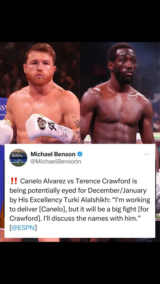 Who yall got and why? 👀 #canelo #terencecrawford #boxing 