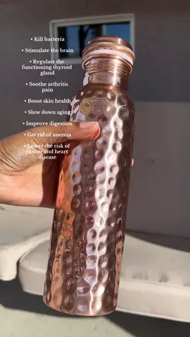 The benefits of Copper is endless!! 🤎✨ Boost your energy and raise your vibrations 🧘🏽‍♀️ #copper #cooperbenefits #health #holistichealth #holistichealing #copperbottle #BlackTikTok #9etherbeings 