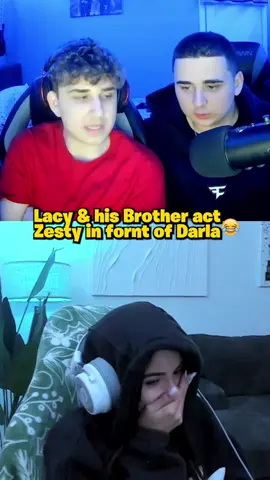 Lacy & his brother acting Zesty😂 #lacy #fazeup #darla #darlaclaire #lacytwitch #lucas #viral #fyp 