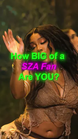 How BIG of a SZA FAN are YOU? 😳🔥 #sza #rnb #sostour #singing #edit