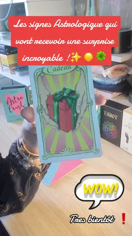 Les signes Astrologique qui vont recevoir une incroyable surprise ! 😲 🍀☀️✨️🙏 #tiragedujour #messagedujour #guidance #voyance #cartomencienne🔮 #messagepersonnel #tiragedecartes #energiedujour #guidancedujour #tirageaujourdhui @Sandrinemjel🔮💫 
