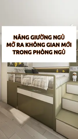 Nâng giường ngủ mở ra không gian mới trong phòng. ----------------------------------------------------- #interiordesign #noithat #noithatdep #nhadep #thietkephongngu #thietkephongngudep #thietkenoithat #thicongnoithat #thicongtrongoinoithat #trending #trendingvideo #LearnOnTikTok #fyp