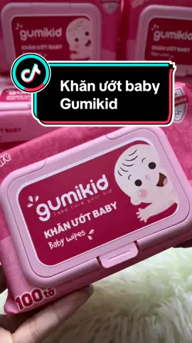 Khăn ướt baby gumikid #khanuot #khanuotkhongmui #khanuotbaby #khanuotbabywipes #khanuotbesosinh #gumi #gumimall #tissue #gumitissue #khanuotgumi #khanuotgumikhongcon #mevabe #chamsocbeyeu 