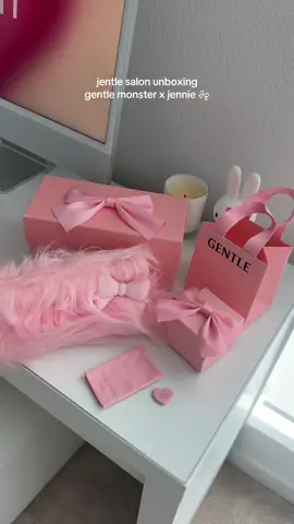 jentle salon unboxing 🎀 #gentlemonster #gentlemonsterxjennie #jentlesalon #unboxing #unboxingaesthetic 