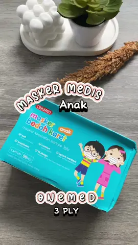 Masker medis anak ✨ #maskermedis #maskeranak #masker3ply #maskerkids #maskeronemed #onemed #fypシ゚viral #fypage #foryourpage #maskerviral #maskerviraltiktok #racuntiktok 