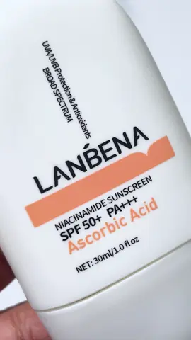Vanish the whitecast! Our sunscreen is all about that clear, flawless vibe✨ #lanbena #SkincareEssentials #beautyessentials #sunscreen #niacinamide 