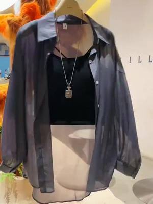 New Korean version sunscreen chiffon shirttop Light Womenswear