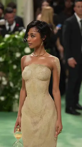 #TYLA IN CUSTOM #BALMAIN FOR THE 2024 MET GALA // #metgala #fashion #hautecouture #met #pourtoi #fyp 