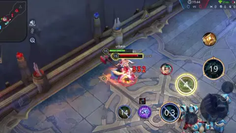 โอ้วเลือดไม่ลดเลยนะไอค #rov #rovthailand #นาโนเมค 