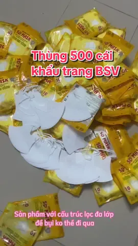 Thùng khẩu trang 500 cái Bông Sen Vàng #khautrangbongsenvang #khautrang500cai #khautrang5dbongsenvang 