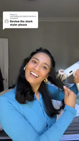 Replying to @user3688452238831146785 Shark speedstyle review on frizzy hair!! #sharkspeedstyle 