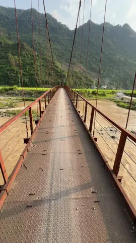 Cầu bắc qua suối ở Nậm Xe Phong Thổ Lai Châu #goodday #happy #chill 