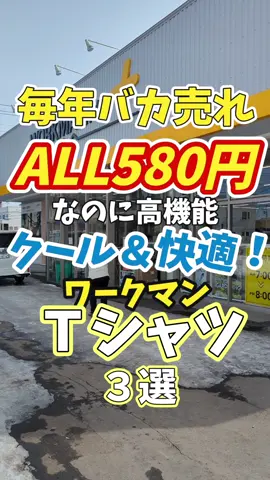 【失敗しない】ワークマン激安Tシャツ3選 [サイズ]M.L.LL.3L #ワークマン #Tシャツ #ユニクロ #デリバ   #ワークマンプラス @ワークマン公式 