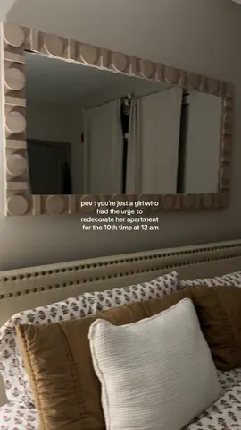 I can’t help it, I’m literally just a girl + shoutout to the patient boyfriends 😂 #girlthings#imjustagirl#reletable#redecorating#apartmentdecor#foryou#girlytok#justgirythings#boyfriend#ocd