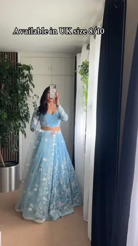 Dm in instagram -Toshistyleuk to order! #toshistyleuk #lehenga #bluelehenga #ethnicwear #indianwear 