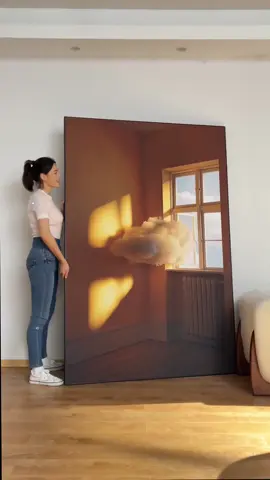 Tranh decor khung cửa 3D